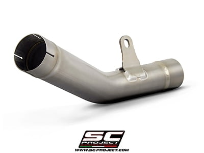 SC Project Central Link Pipe Titanium, Compatible with Specific SC-Project Range