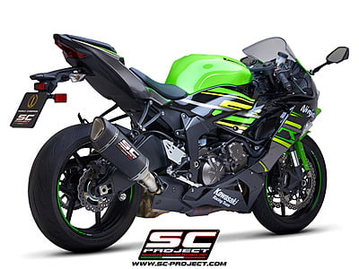 SC Project SC1-R Carbon Exhaust for Kawasaki ZX-6R 2024