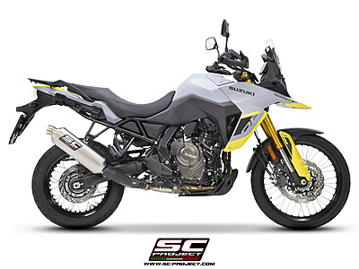 SC-Project Rally Raid Titanium Exhaust for Suzuki V-Strom 800DE / 800SE (2023 - 2025) SC-Project Rally Raid Titanium Exhaust for Suzuki V-Strom 800DE / 800SE (2023 - 2025)