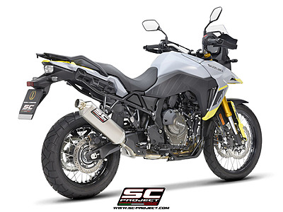 SC-Project Rally Raid Titanium Exhaust for Suzuki V-Strom 800DE / 800SE (2023 - 2025) SC-Project Rally Raid Titanium Exhaust for Suzuki V-Strom 800DE / 800SE (2023 - 2025)