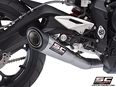 SC Project 3-1 Stainless Steel Full Exhaust System, With S1 Stainless Steel Exhaust for Triumph Street Triple 765 2023 Onwards SC Project 3-1 Stainless Steel Full Exhaust System, With S1 Stainless Steel Exhaust for Triumph Street Triple 765 2023 Onwards