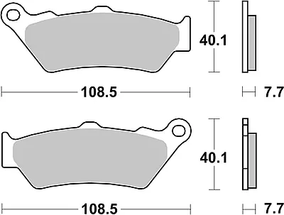 Brembo 07BB03SP Sintered Brake Pad Brembo 07BB03SP Sintered Brake Pad