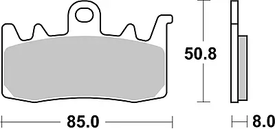 Brembo 07BB38SA Sintered Brake Pad