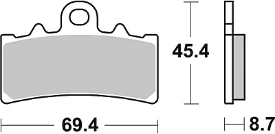 Brembo 07GR18SA Sintered Brake Pad Brembo 07GR18SA Sintered Brake Pad