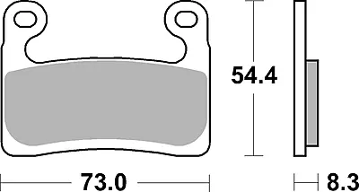 Brembo 07GR90SA Sintered Brake Pad Brembo 07GR90SA Sintered Brake Pad