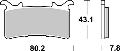 Brembo 07GR99SA Sintered Brake Pad Brembo 07GR99SA Sintered Brake Pad