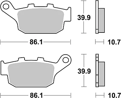 Brembo 07HO27SP Sintered Brake Pad Brembo 07HO27SP Sintered Brake Pad