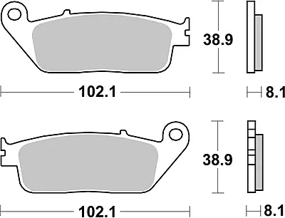 Brembo 07HO30SA Sintered Brake Pad Brembo 07HO30SA Sintered Brake Pad