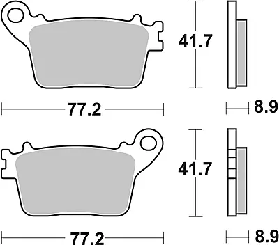 Brembo 07HO59SP Sintered Brake Pad Brembo 07HO59SP Sintered Brake Pad