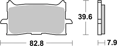 Brembo 07HO62SA Sintered Brake Pad Brembo 07HO62SA Sintered Brake Pad