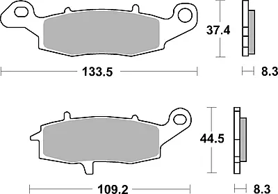 Brembo 07KA18SA Sintered Brake Pad Brembo 07KA18SA Sintered Brake Pad