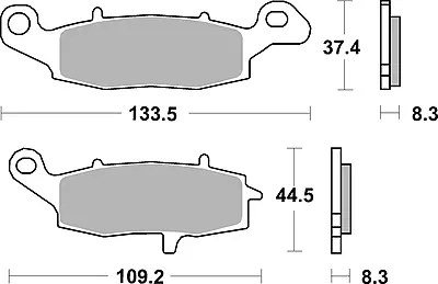 Brembo 07KA19SA Sintered Brake Pad Brembo 07KA19SA Sintered Brake Pad