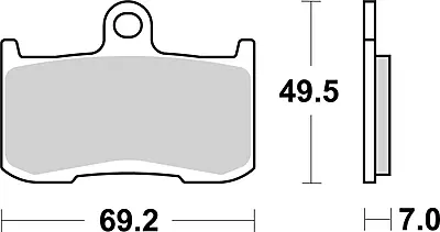 Brembo 07KA23SA Sintered Brake Pad Brembo 07KA23SA Sintered Brake Pad