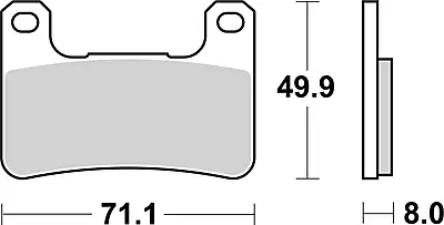 Brembo 07SU27SA Sintered Brake Pad Brembo 07SU27SA Sintered Brake Pad