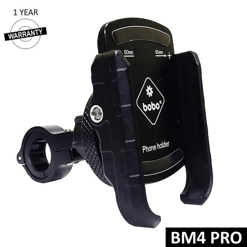BOBO BM4 PRO Jaw-Grip Bike Phone Holder with Vibration Controller Motorcycle Mobile Mount BOBO BM4 PRO Jaw-Grip Bike Phone Holder with Vibration Controller Motorcycle Mobile Mount
