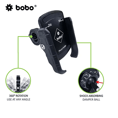 BOBO BM4 Jaw-Grip Bike / Cycle Phone Holder Motorcycle Mobile Mount BOBO BM4 Jaw-Grip Bike / Cycle Phone Holder Motorcycle Mobile Mount