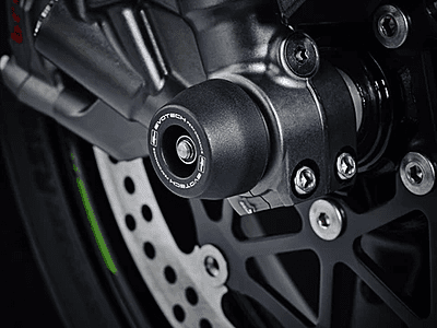 Evotech Performance Front Spindle Bobbins for Kawasaki Ninja ZX-10R 2021 Onwards Evotech Performance Front Spindle Bobbins for Kawasaki Ninja ZX-10R 2021 Onwards