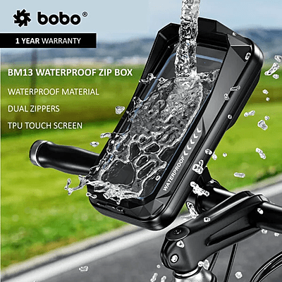 BOBO BM13 Waterproof Zip Box Bike / Cycle Phone Holder Motorcycle Mobile Mount BOBO BM13 Waterproof Zip Box Bike / Cycle Phone Holder Motorcycle Mobile Mount