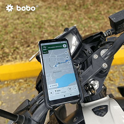 BOBO BM4 PRO Jaw-Grip Bike Phone Holder with Vibration Controller Motorcycle Mobile Mount BOBO BM4 PRO Jaw-Grip Bike Phone Holder with Vibration Controller Motorcycle Mobile Mount