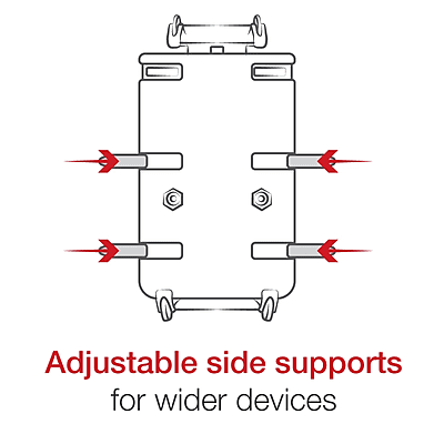 RAM® Quick-Grip™ XL Phone Mount with Handlebar U-Bolt Base - Short RAM® Quick-Grip™ XL Phone Mount with Handlebar U-Bolt Base - Short