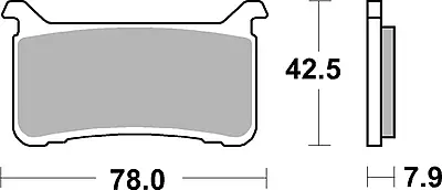 Brembo 07HO63SA Sintered Brake Pad
