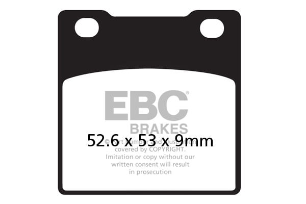 EBC Brakes FA063HH Double-H Series Sintered Brake Pads EBC Brakes FA063HH Double-H Series Sintered Brake Pads