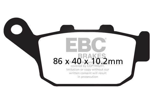 EBC Brakes FA140HH Double-H Series Sintered Brake Pads EBC Brakes FA140HH Double-H Series Sintered Brake Pads