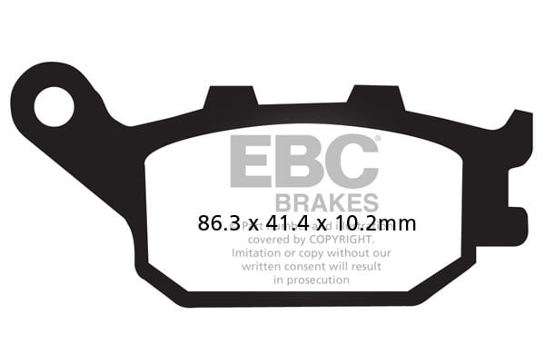 EBC Brakes FA174HH Double-H Series Sintered Brake Pads EBC Brakes FA174HH Double-H Series Sintered Brake Pads