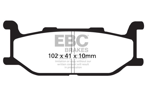 EBC Brakes FA179HH Double-H Series Sintered Brake Pads EBC Brakes FA179HH Double-H Series Sintered Brake Pads