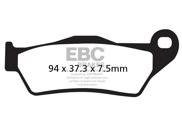 EBC Brakes FA181HH Double-H Series Sintered Brake Pads EBC Brakes FA181HH Double-H Series Sintered Brake Pads