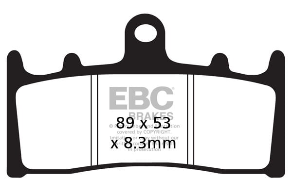 EBC Brakes FA188HH Double-H Series Sintered Brake Pads EBC Brakes FA188HH Double-H Series Sintered Brake Pads