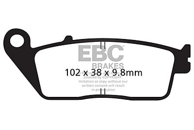 EBC Brakes FA196HH Double-H Series Sintered Brake Pads
