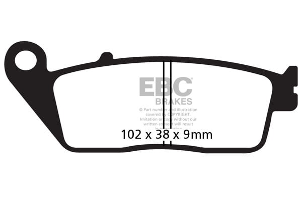 EBC Brakes FA226HH Double-H Series Sintered Brake Pads EBC Brakes FA226HH Double-H Series Sintered Brake Pads