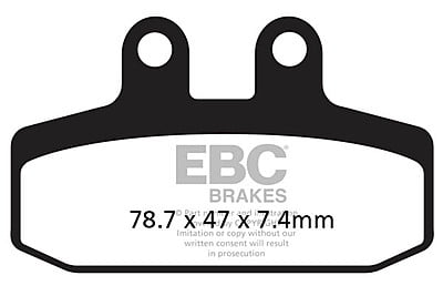 EBC Brakes FA256HH Double-H Series Sintered Brake Pads