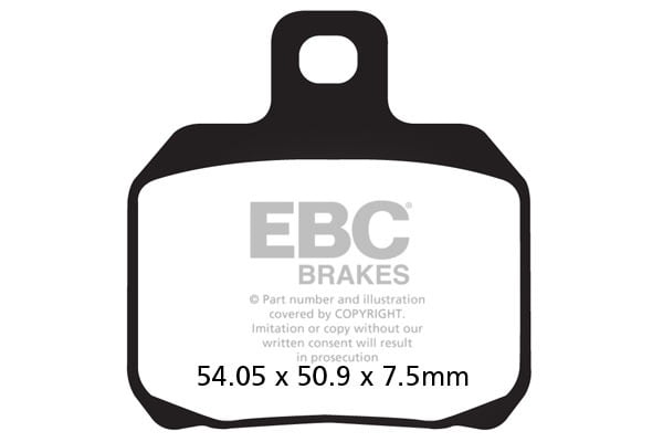 EBC Brakes FA266HH Double-H Series Sintered Brake Pads EBC Brakes FA266HH Double-H Series Sintered Brake Pads