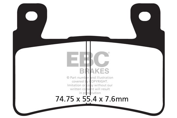 EBC Brakes FA296HH Double-H Series Sintered Brake Pads EBC Brakes FA296HH Double-H Series Sintered Brake Pads