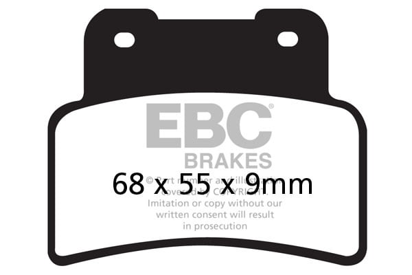 EBC Brakes FA432HH Double-H Series Sintered Brake Pads EBC Brakes FA432HH Double-H Series Sintered Brake Pads