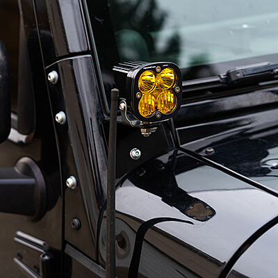 Baja Designs Squadron Pro Black LED Auxiliary Light Pod Pair - Universal Baja Designs Squadron Pro Black LED Auxiliary Light Pod Pair - Universal