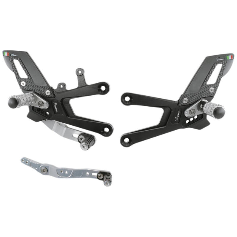 Lightech Adjustable Rear Sets With Fixed Foot Pegs Lightech Adjustable Rear Sets With Fixed Foot Pegs