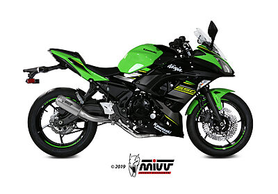 Mivv MK3 Stainless Steel for Kawasaki Z650 2017-2023 & Kawasaki Ninja 650 2017-2023 Mivv MK3 Stainless Steel for Kawasaki Z650 2017-2023 & Kawasaki Ninja 650 2017-2023