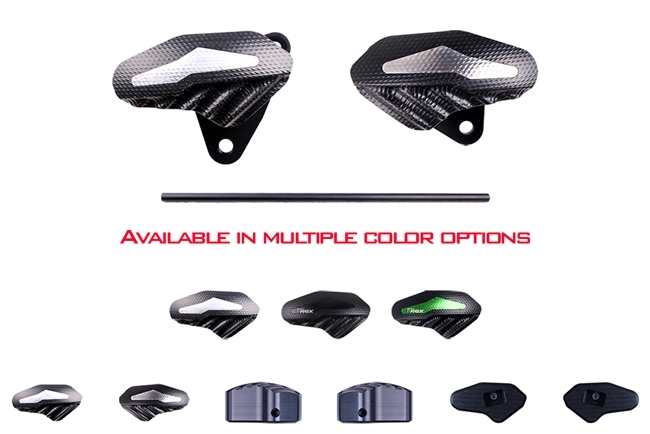 T-Rex Racing No Cut Frame Sliders for Kawasaki ZX6R 2013-2024 T-Rex Racing No Cut Frame Sliders for Kawasaki ZX6R 2013-2024