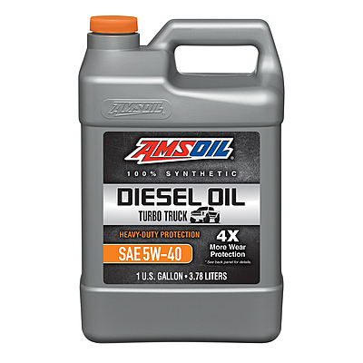 AMSOIL 5W-40 Heavy-Duty 100% Synthetic Diesel Oil AMSOIL 5W-40 Heavy-Duty 100% Synthetic Diesel Oil