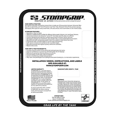 Stompgrip Tank Grips for Ducati Panigale V2 / V2S 2025 Onwards & Ducati Panigale V4 / V4S 2025 Onwards Stompgrip Tank Grips for Ducati Panigale V2 / V2S 2025 Onwards & Ducati Panigale V4 / V4S 2025 Onwards