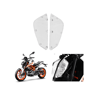 MotoTrendz Headlight Screen Protector for KTM Adventuere 390- Clear MotoTrendz Headlight Screen Protector for KTM Adventuere 390- Clear