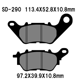 Vesrah SD-290 Ceramic Brake Pads